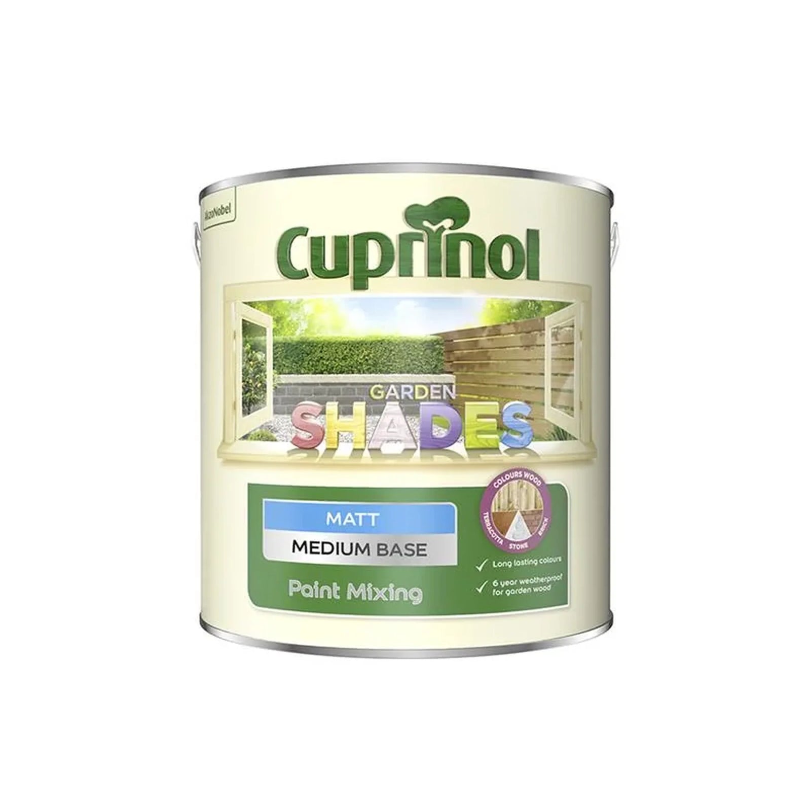 Cuprinol Garden Shades Medium Base 2.5L - 5135122