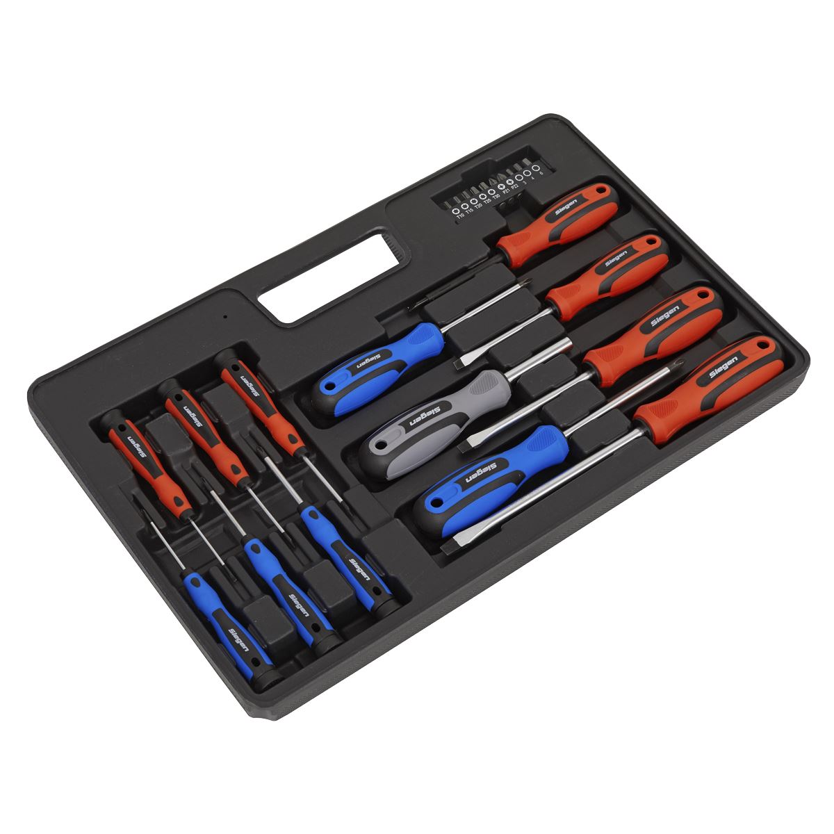 Seigen by Sealey Soft Grip Screwdriver & Bit Set 23pc S0598