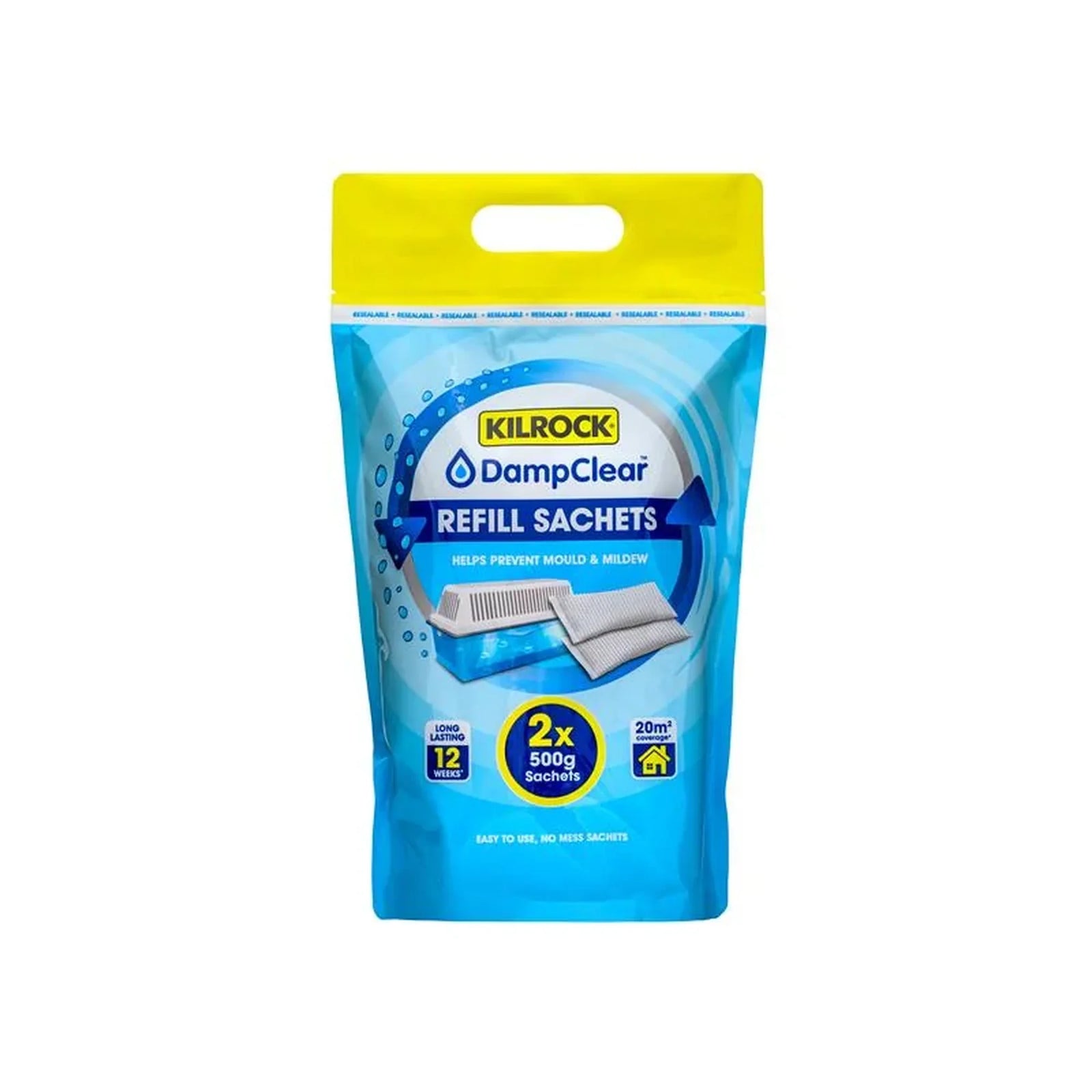 Kilrock Damp Clear Refill 2 x 500g - DAMPCLEAR1KG