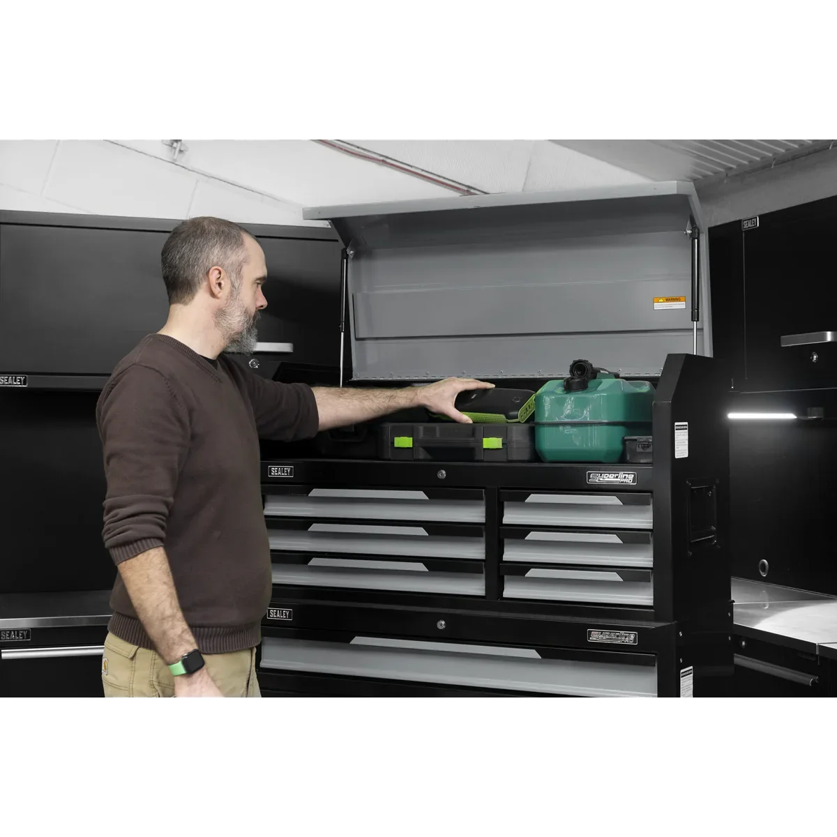 Sealey Tool Chest & Rollcab AP1080GR 12 Drawer Grey