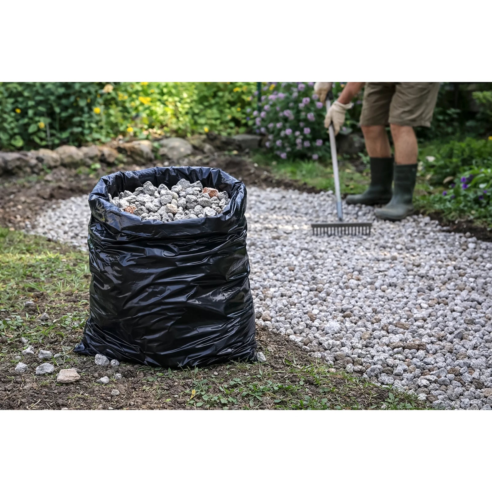 Sealey Rubble Sacks 50L - Pack of 100, 25kg Capacity