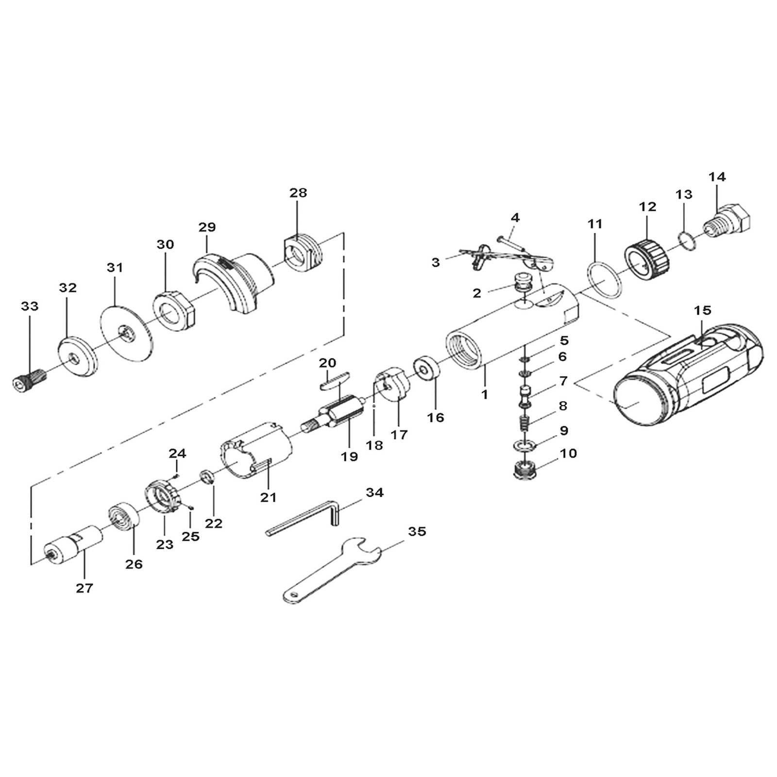 Sealey Lock nut GSA25.V2-30
