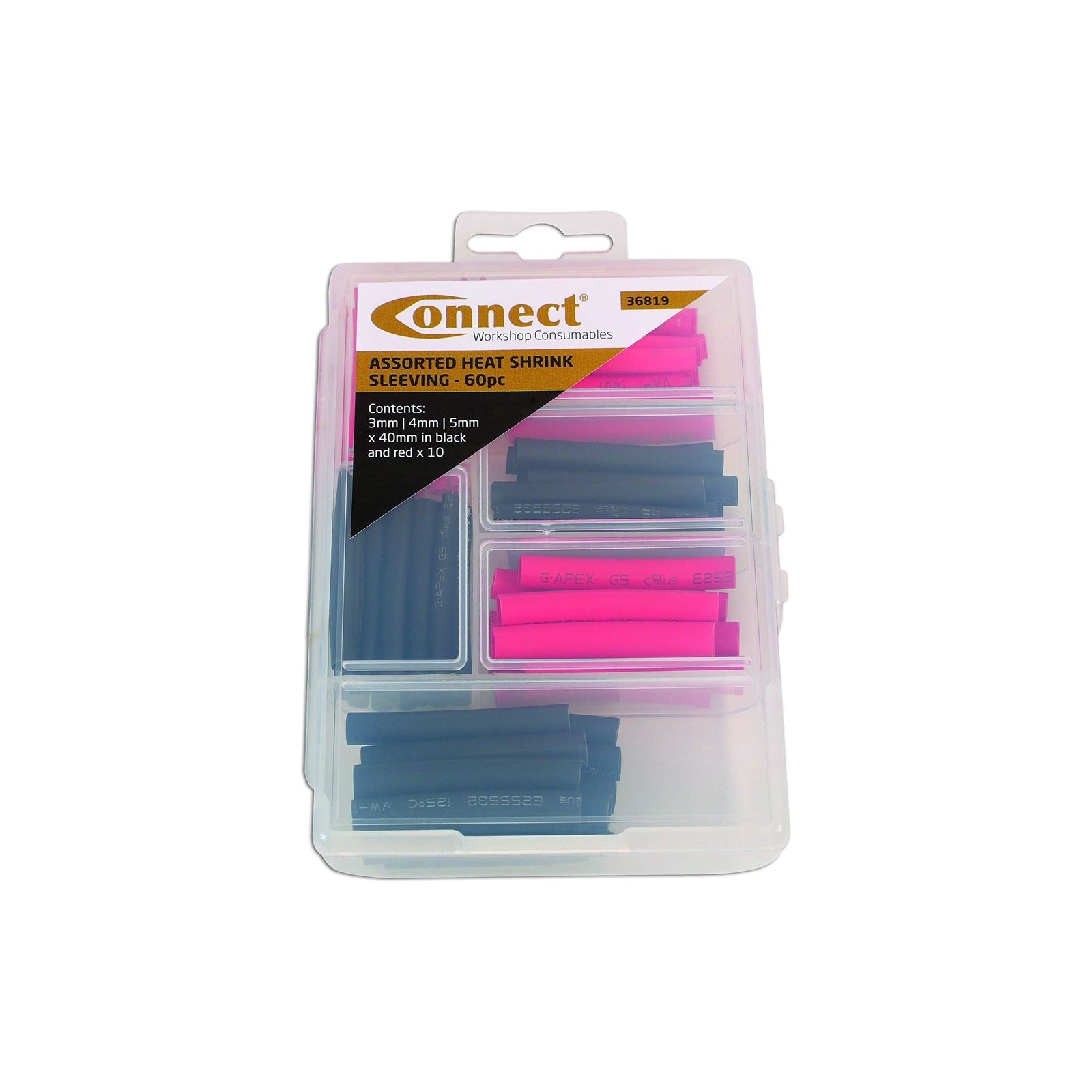 Connect Assorted Mini Box Heat Shrink Sleeving 60pc 36819