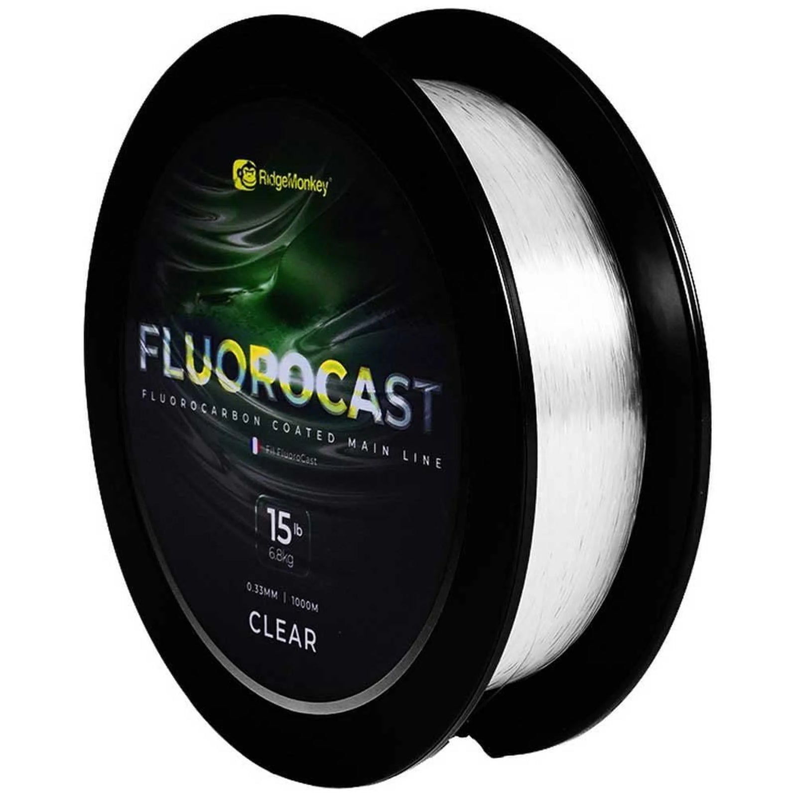 RidgeMonkey FluoroCast Fluoro Coated Mainline 0.37mm/18lb - RMT312