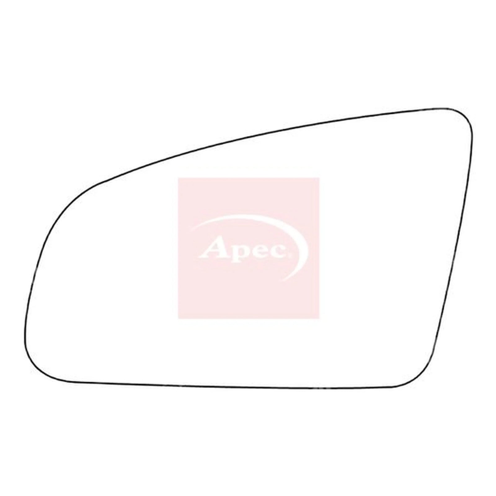 Apec Exterior Wing Mirror Glass Left AMS2085