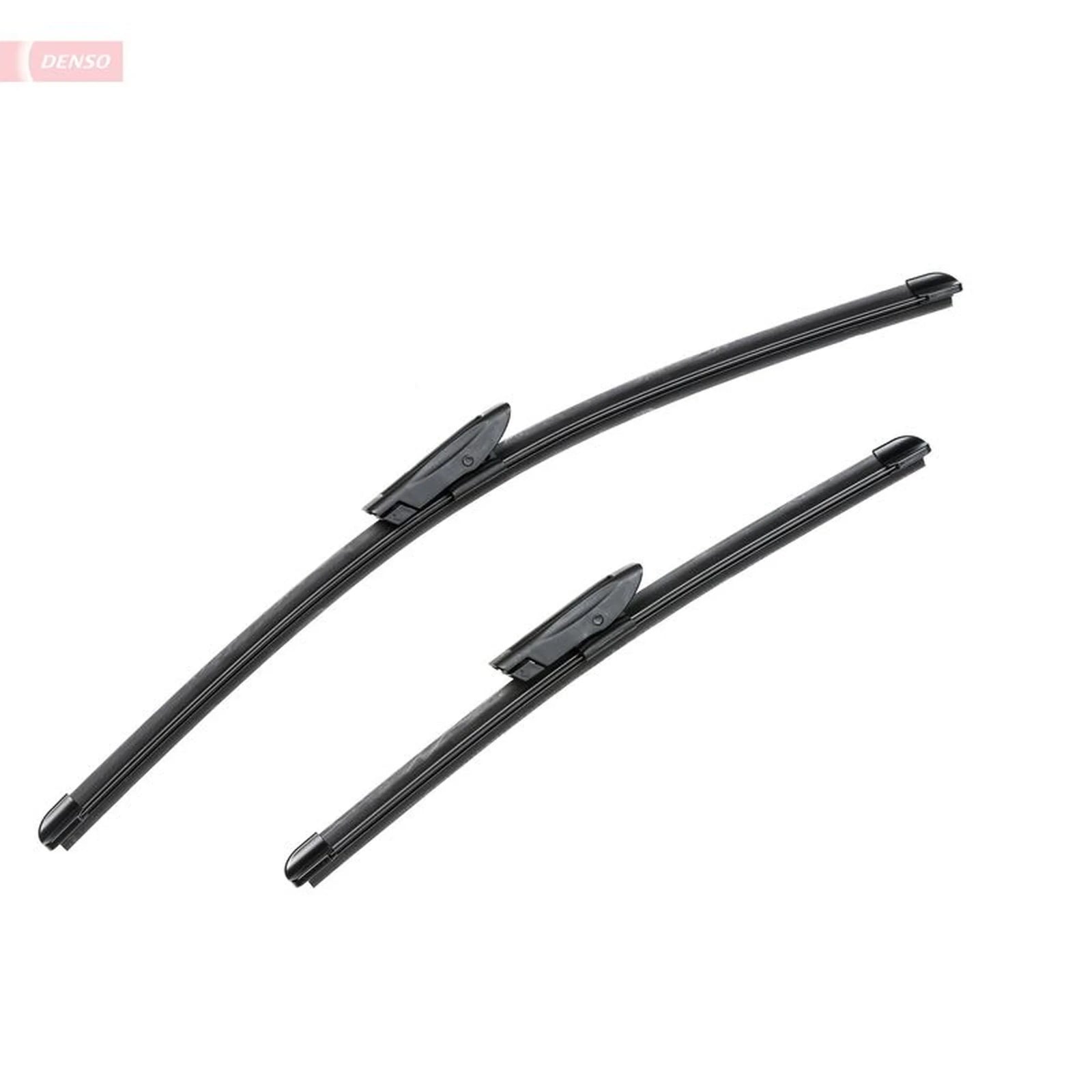 Denso Front & Rear Wiper Blade Set fits Renault Twingo III 2014-2024 0.9 1.0