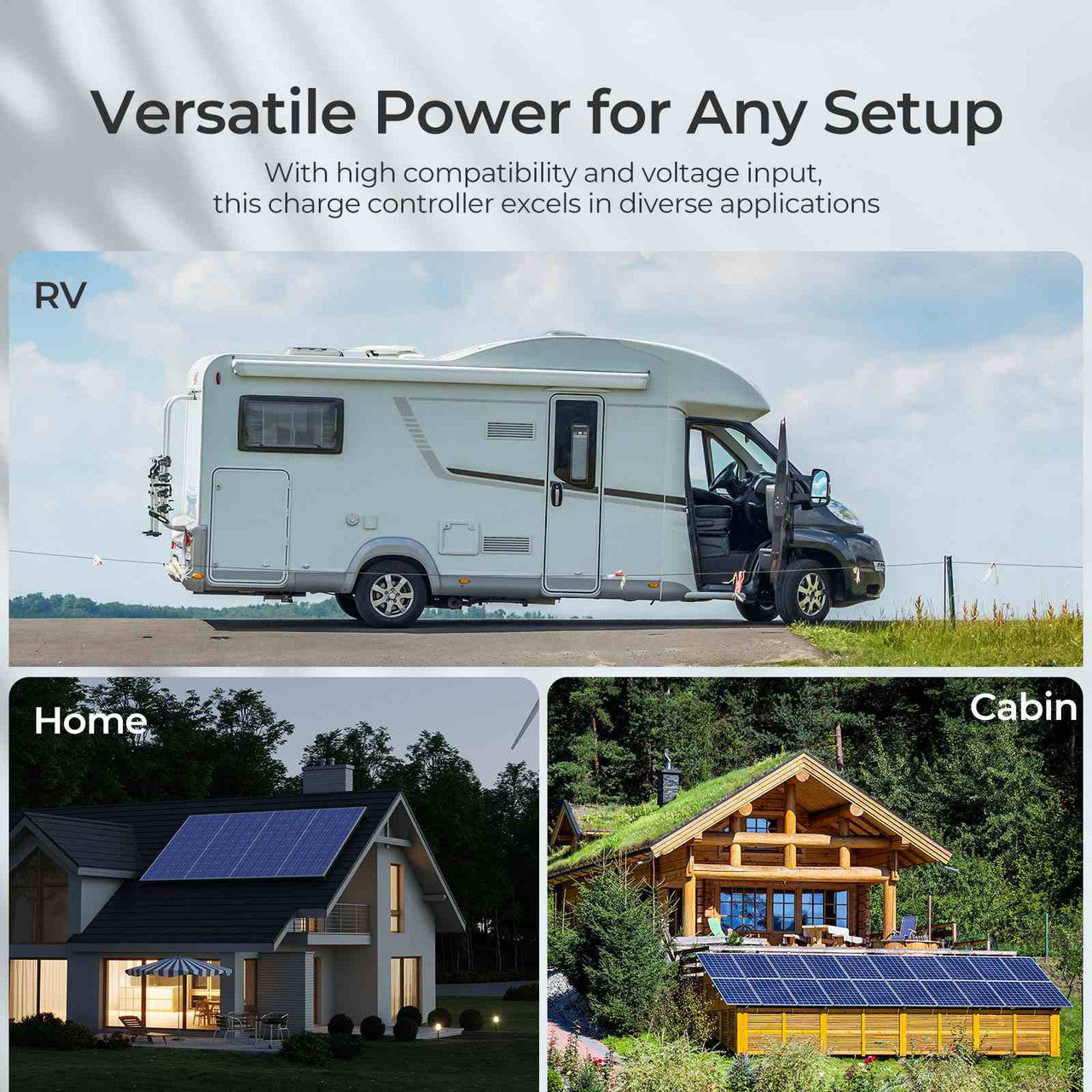 Renogy Rover Lite 12V/ 24V/ 36V/ 48V 60A MPPT Solar Charge Controller