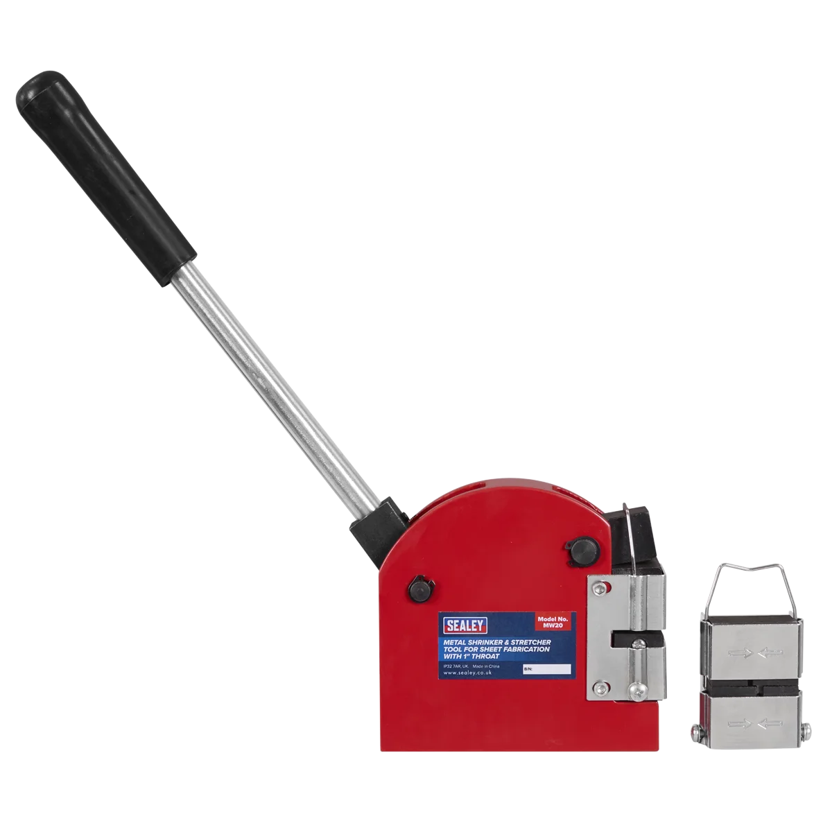 Sealey Metal Shrinker & Stretcher Tool MW20 1" Throat