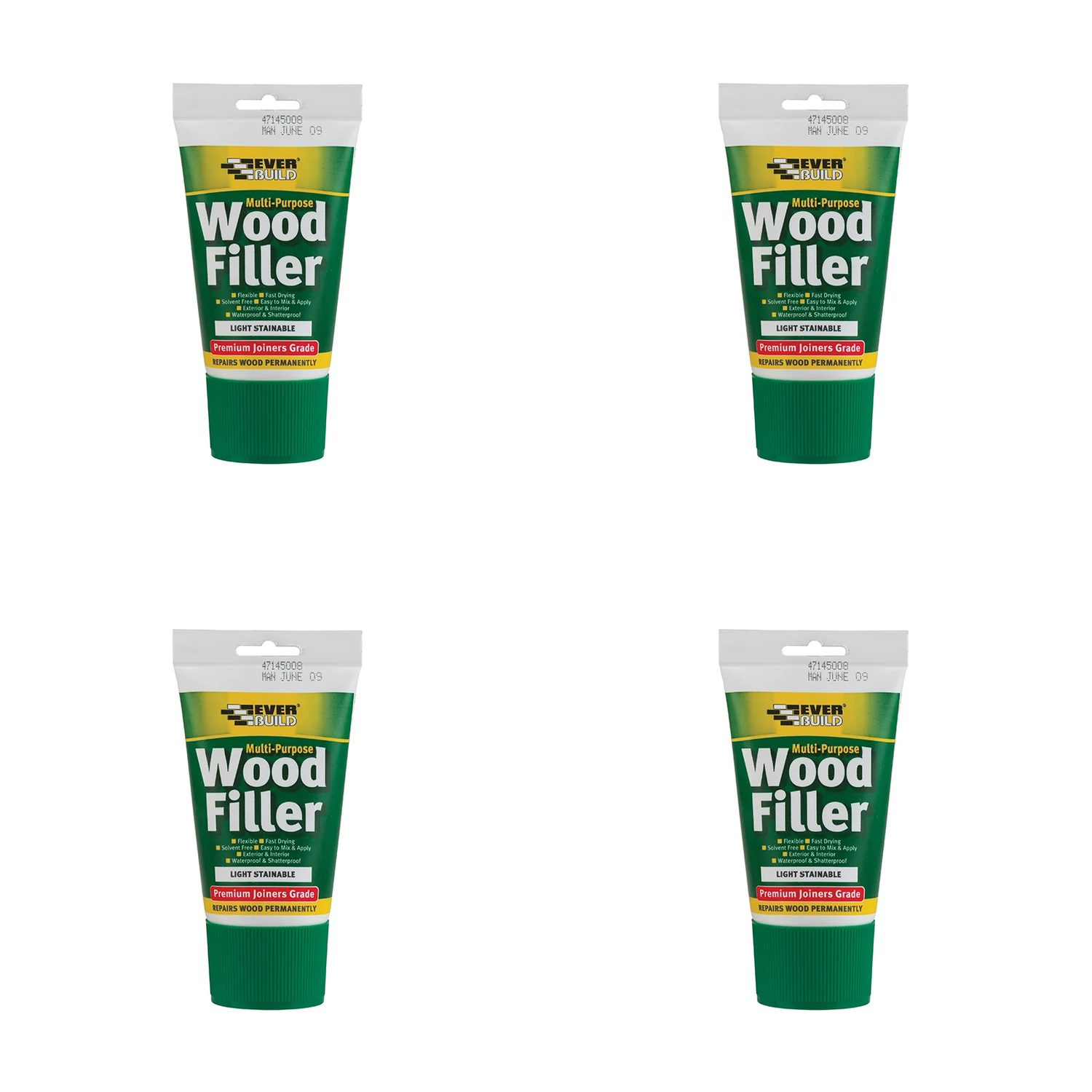 Everbuild Sika Multipurpose Premium Joiners Grade Wood Filler Light