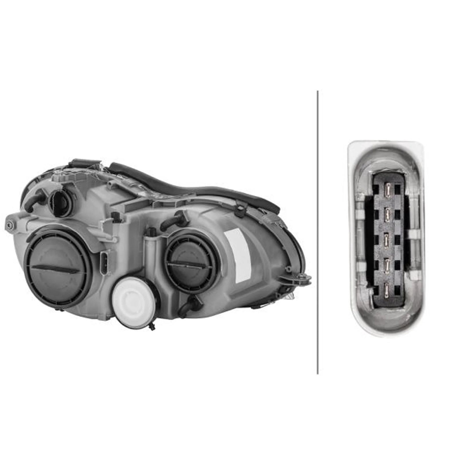 Hella Headlight Headlamp W5W Left 1DB 007 988-191