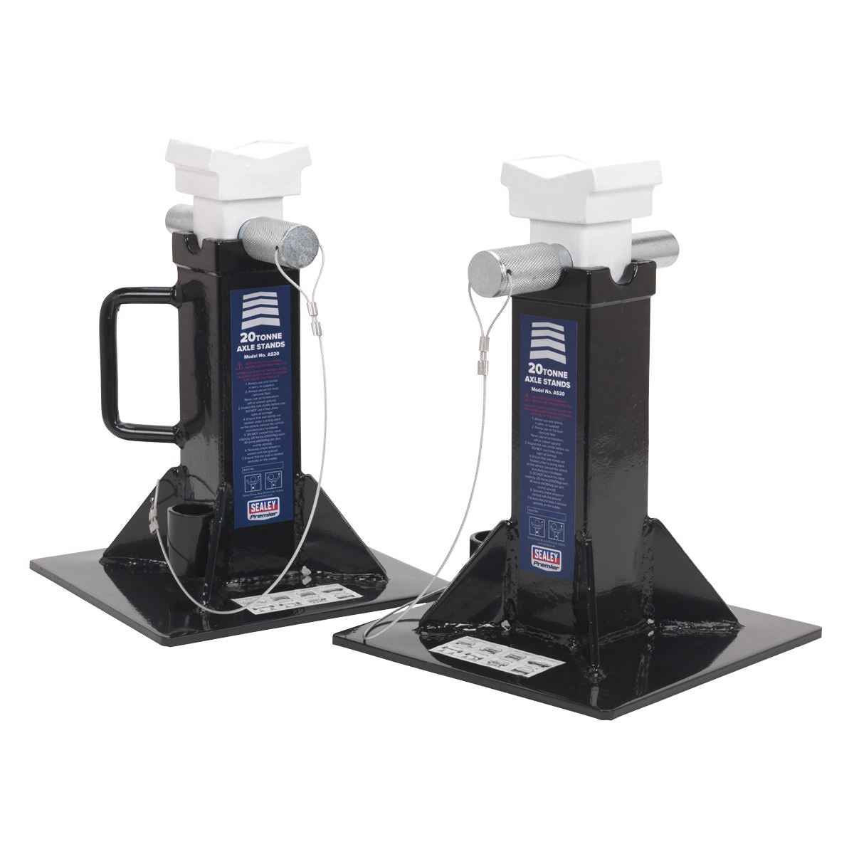 Axle Stands (Pair) 20Tonne Capacity Per Stand