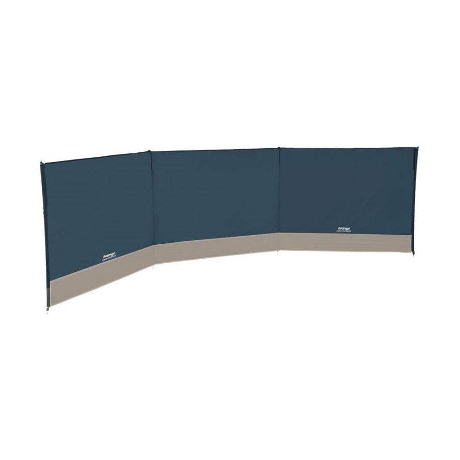 Vango Windbreak Windstop Steel Poled Green Blue Grey