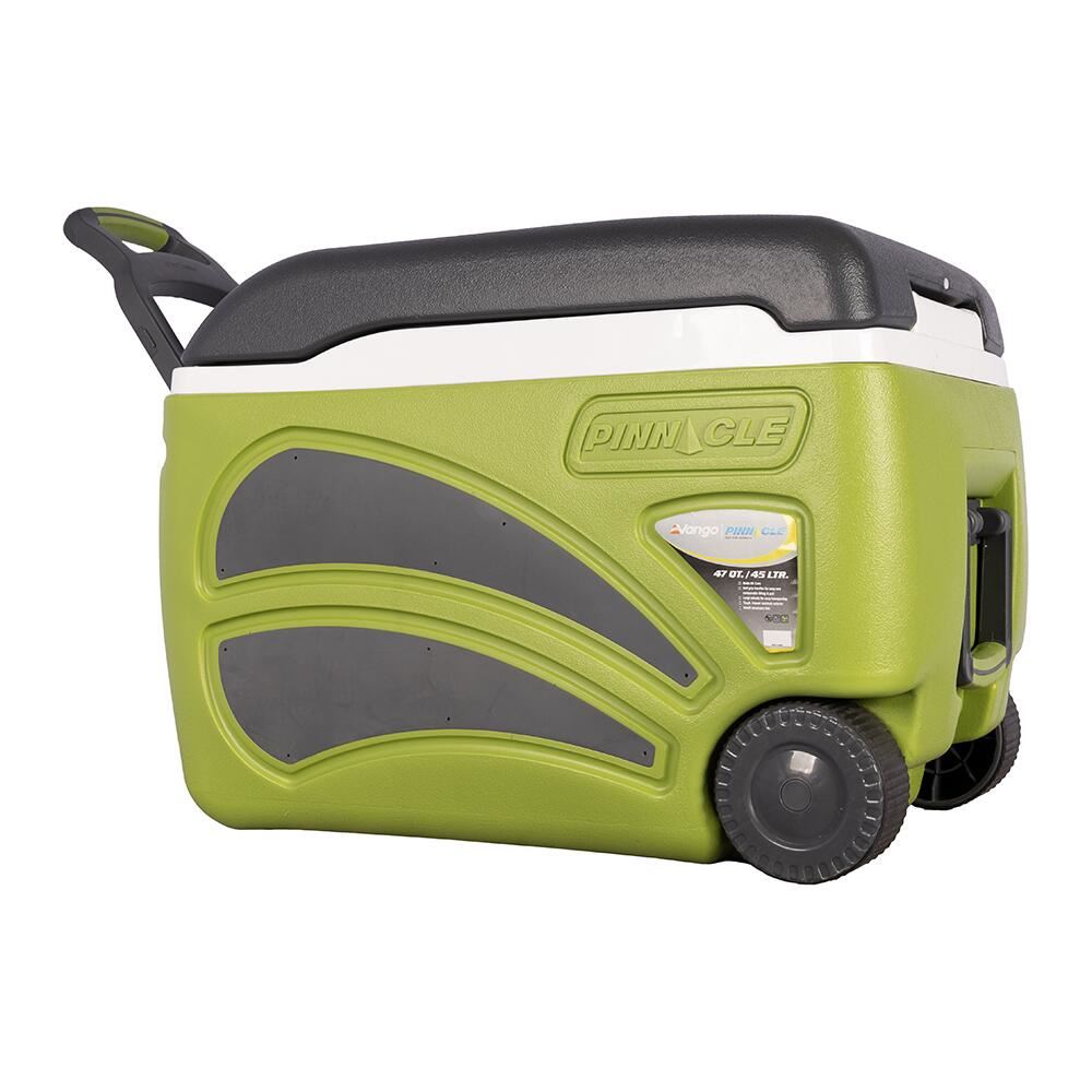 Vango Vango Pinnacle Wheelie 45L-100Hr 5 Piece Set Cooler Coolbox 45L Green