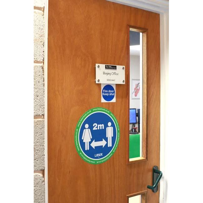 Laser Laser Tools Floor Sticker 2m Distancing 6pc x 2 61701