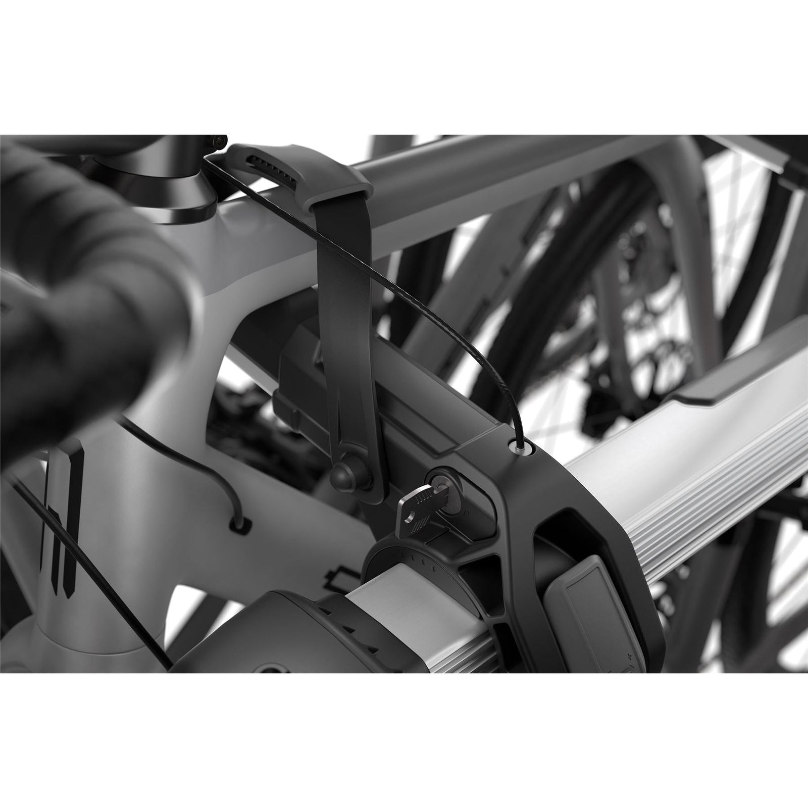 Thule Out Way Hanging three-bike hanging trunk bike rack aluminium Boot Bike Rack