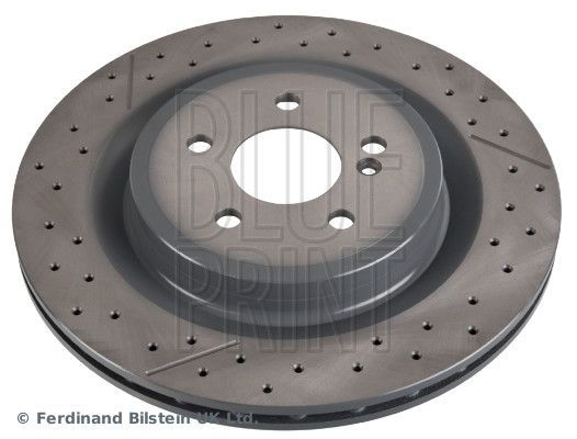 Blue Print 2 x Perforated 330mm Brake Disc ADU1743120