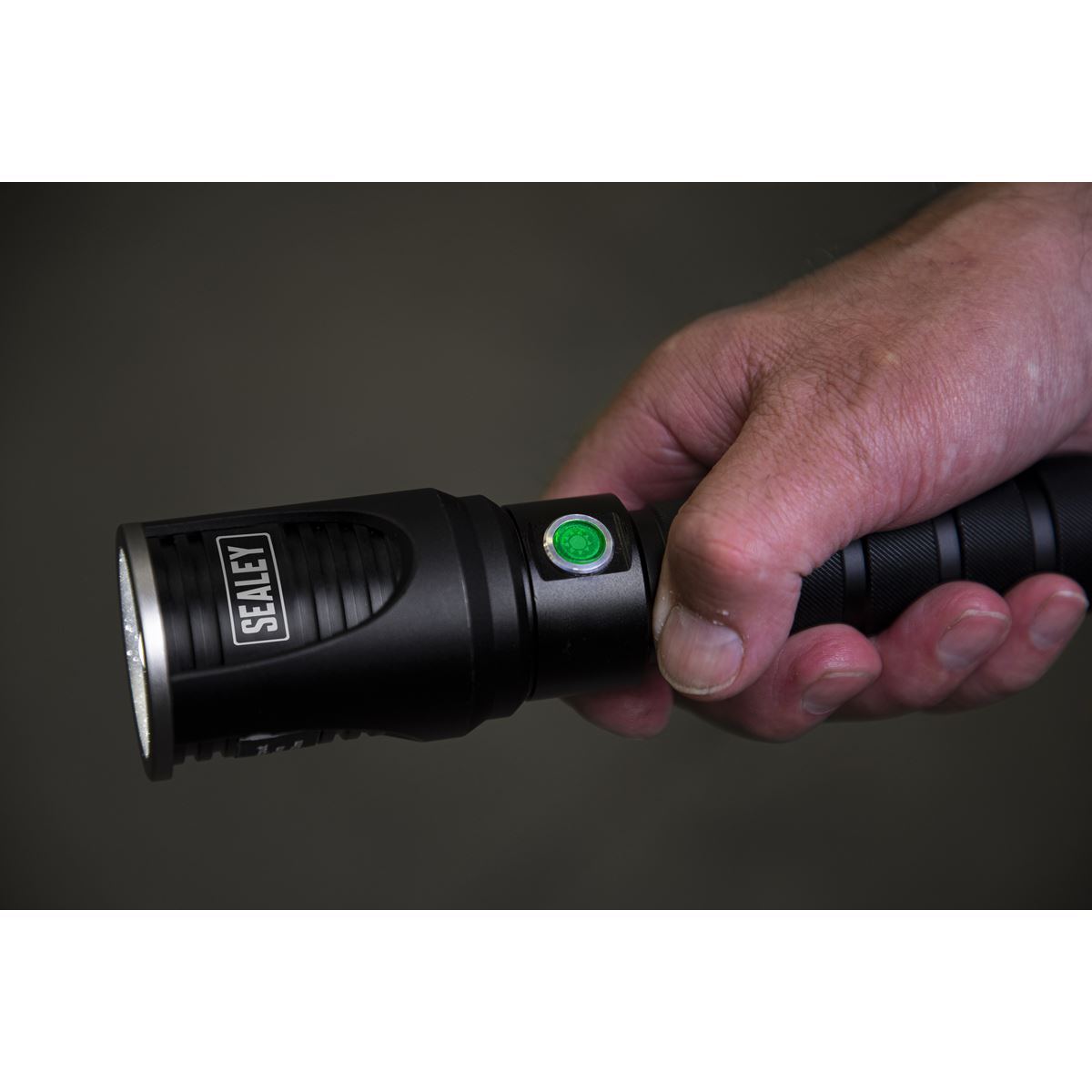 Sealey Aluminium Torch 10W SMD LED Adjustable Focus Rechargeable with USB Port