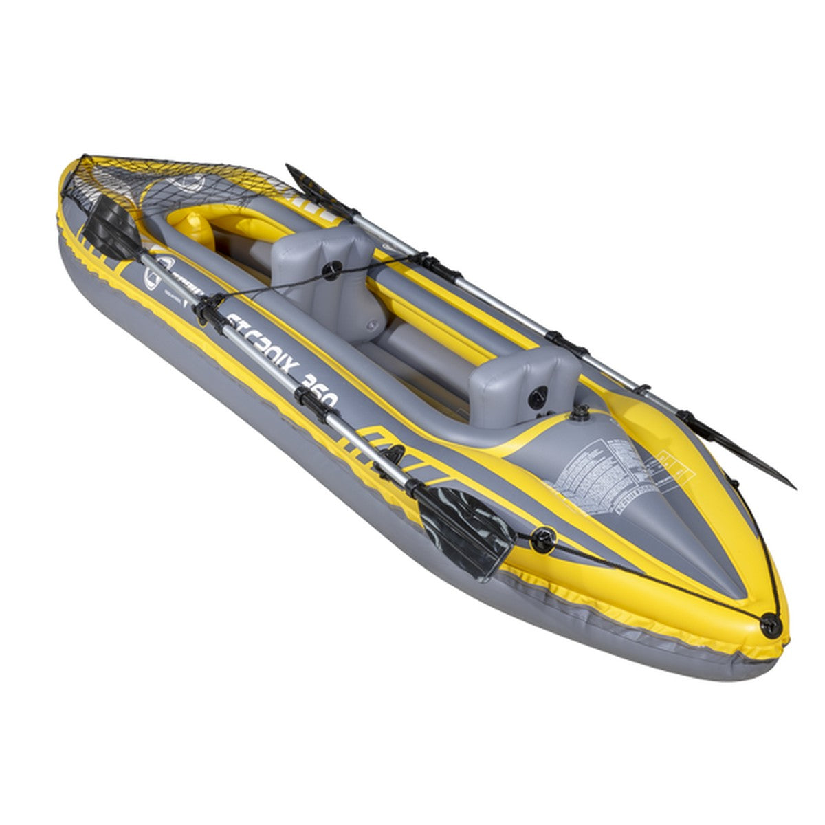 Dellonda Inflatable 2-Person Kayak/Canoe Set with Pump, Carry Bag & 2 Oars