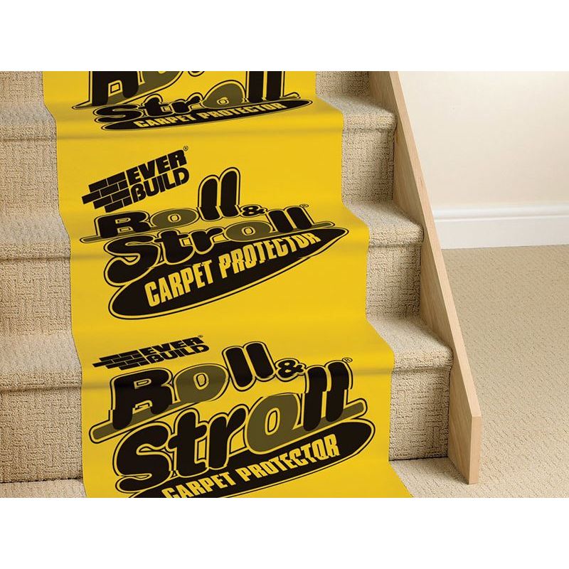 Everbuild Sika Roll & Stroll Premium Carpet Protector 600mm x 25m