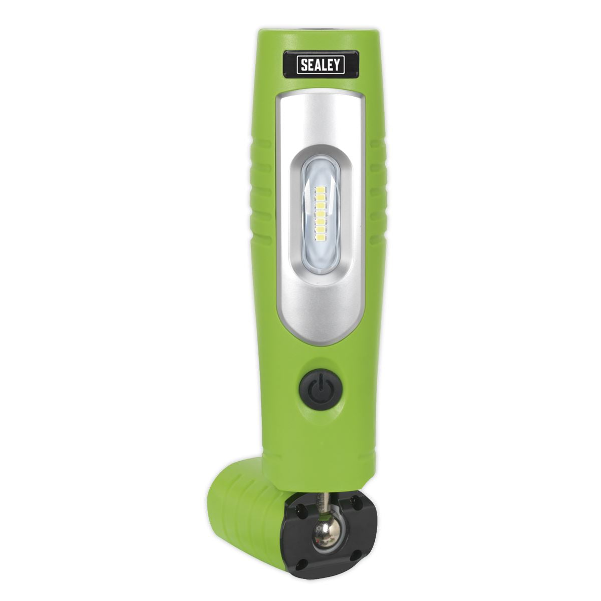 Sealey Green Rechargeable 360° Inspection Lamp 7 SMD+3W LED Lithium-ion