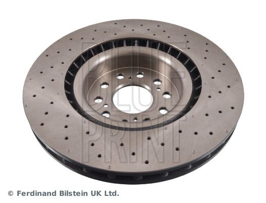 Blue Print 2 x Perforated 350mm Brake Disc ADH243131