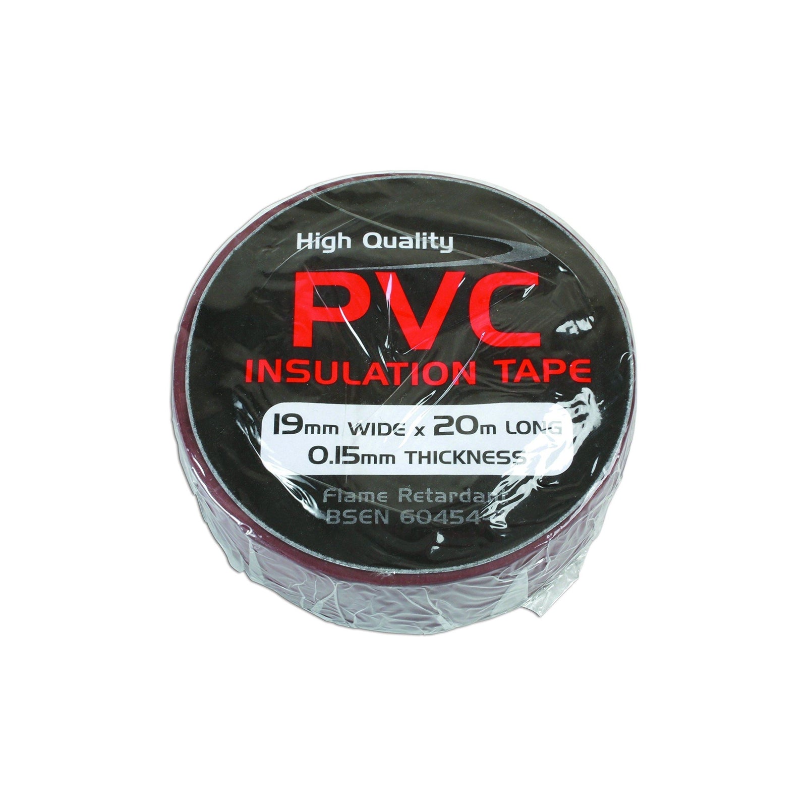 Tool Connection Brown PVC Insulation Tape 19mm x 20m 1pc 36889