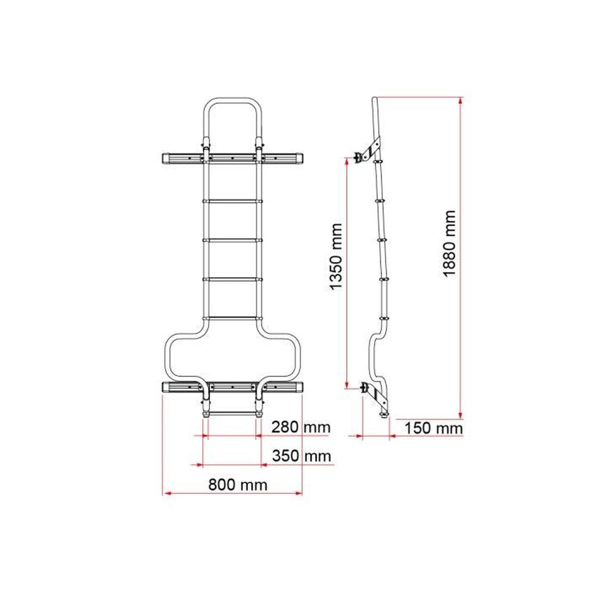 Fiamma Deluxe Dj Ducato Ladder