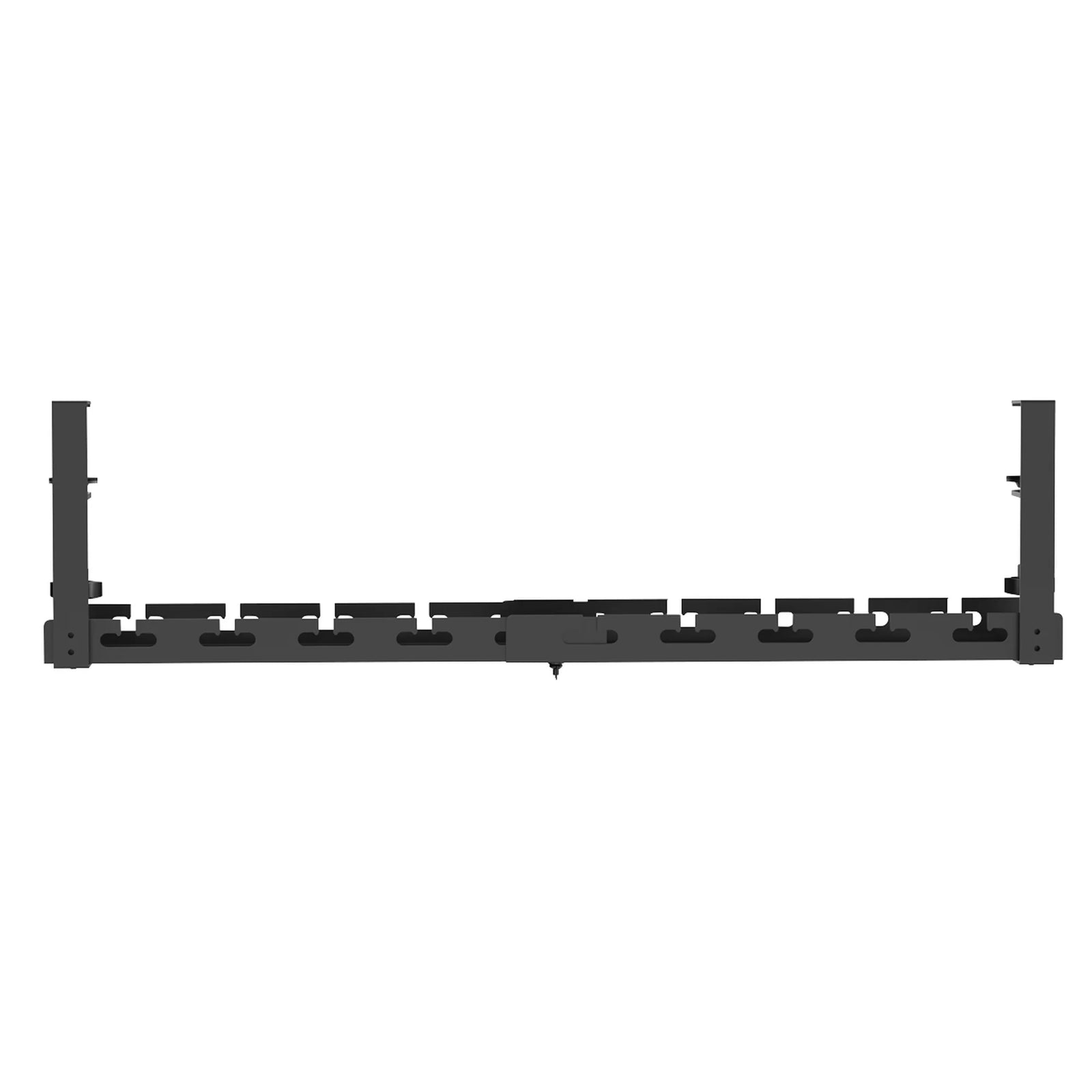 Dellonda Cable Management Tray Extendable 435/730mm - Black