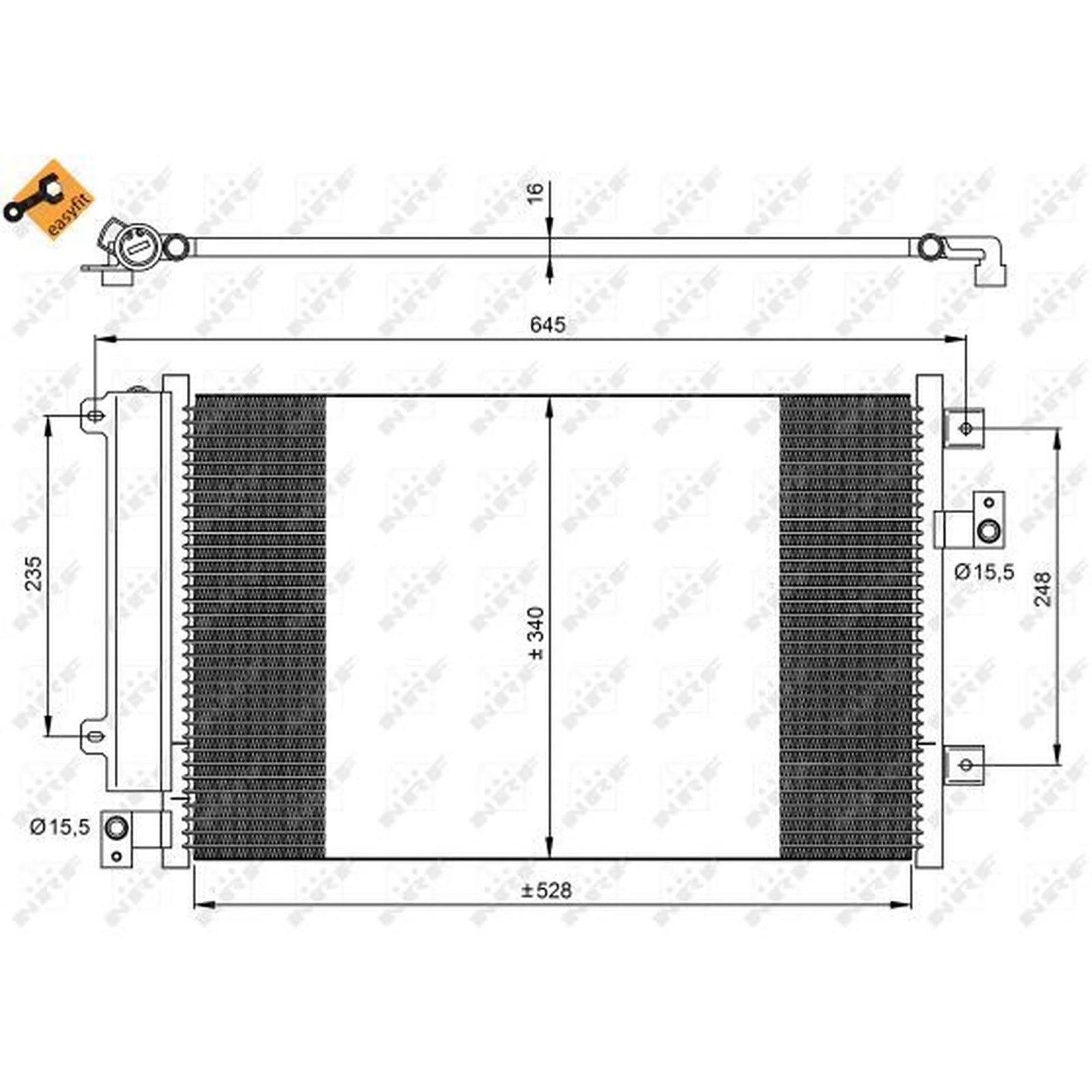 NRF Air Conditioning Condenser 35942