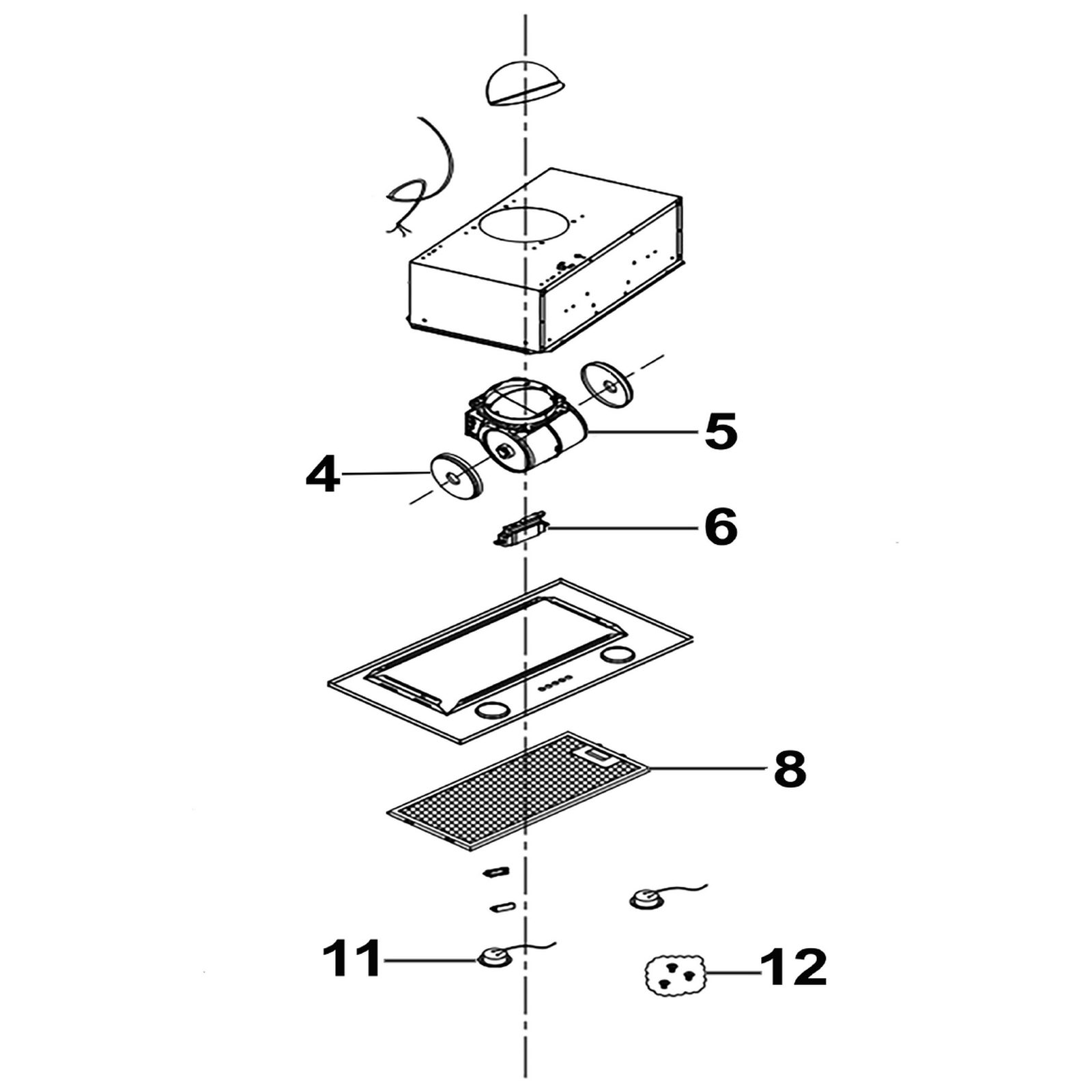 Sealey Push Button Assembly DH10905