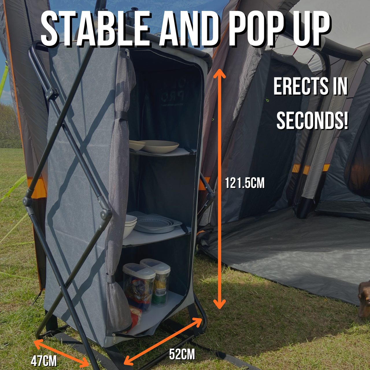 Olpro Collapsible Camp Storage Organiser