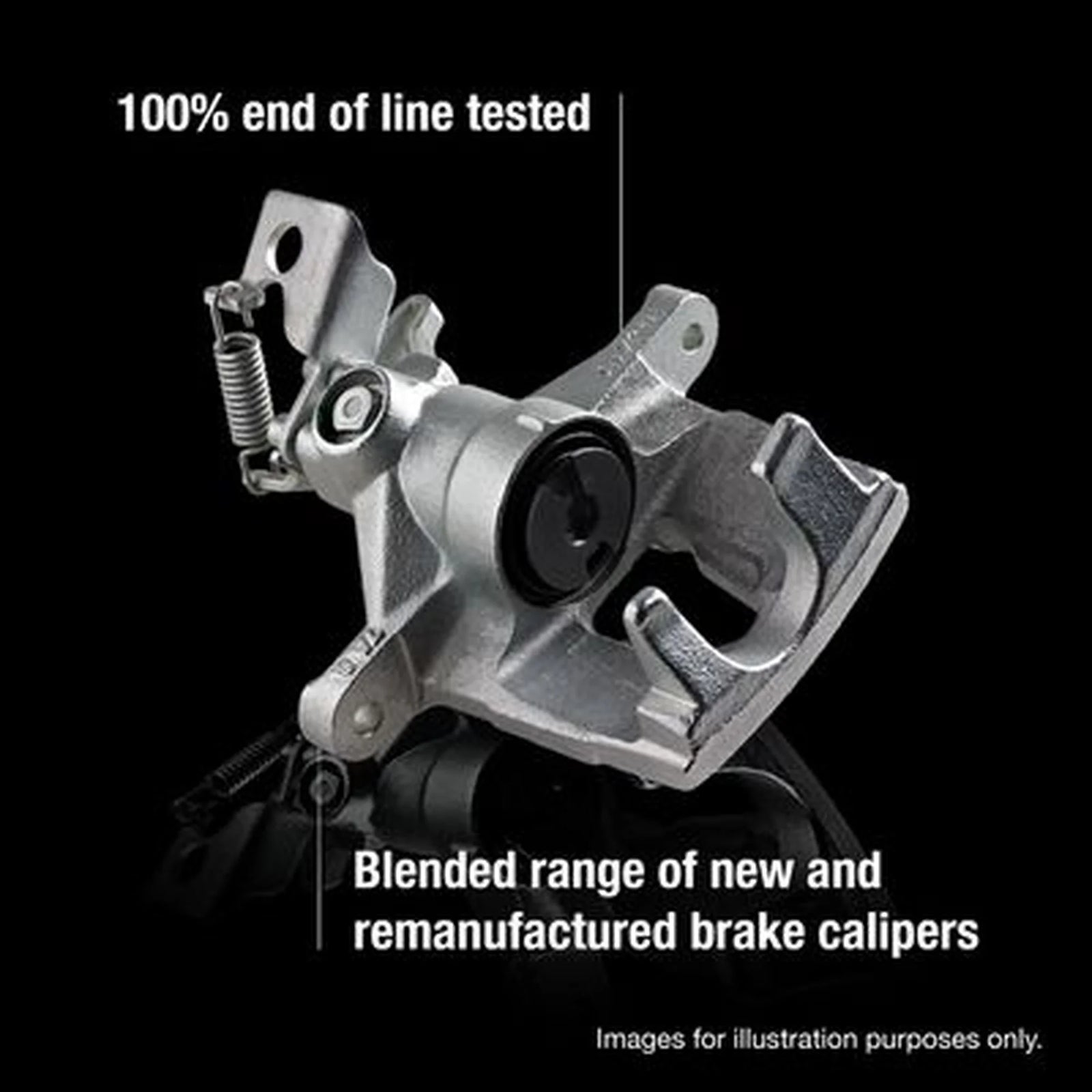 Apec Brake Caliper Assembly Rear Left LCA615N