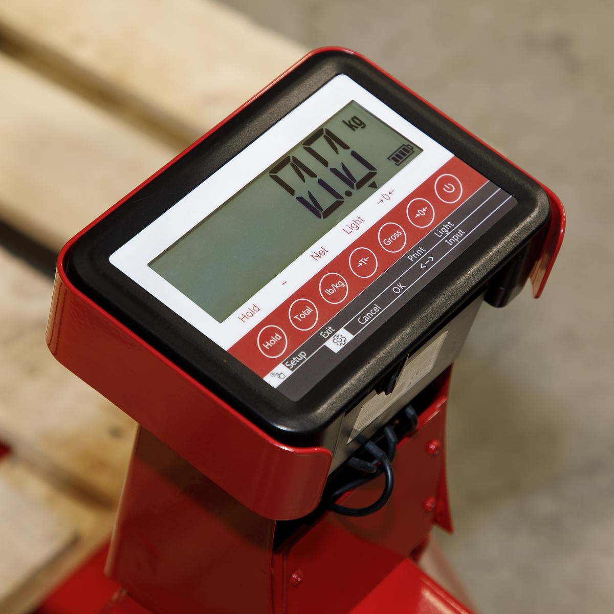 Sealey  Pallet Truck with Scales 2000kg Capacity 1150 x 555mm PT1150SC