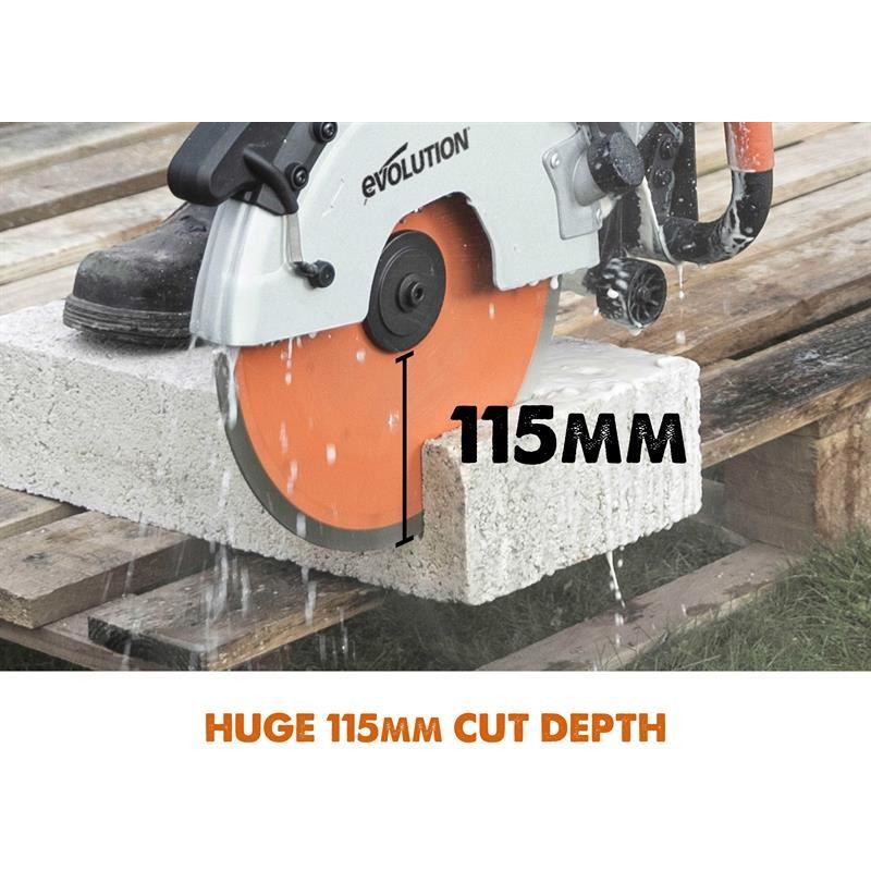 Evolution R300DCT+ 300mm Disc Cutter Kit 1600W 110V