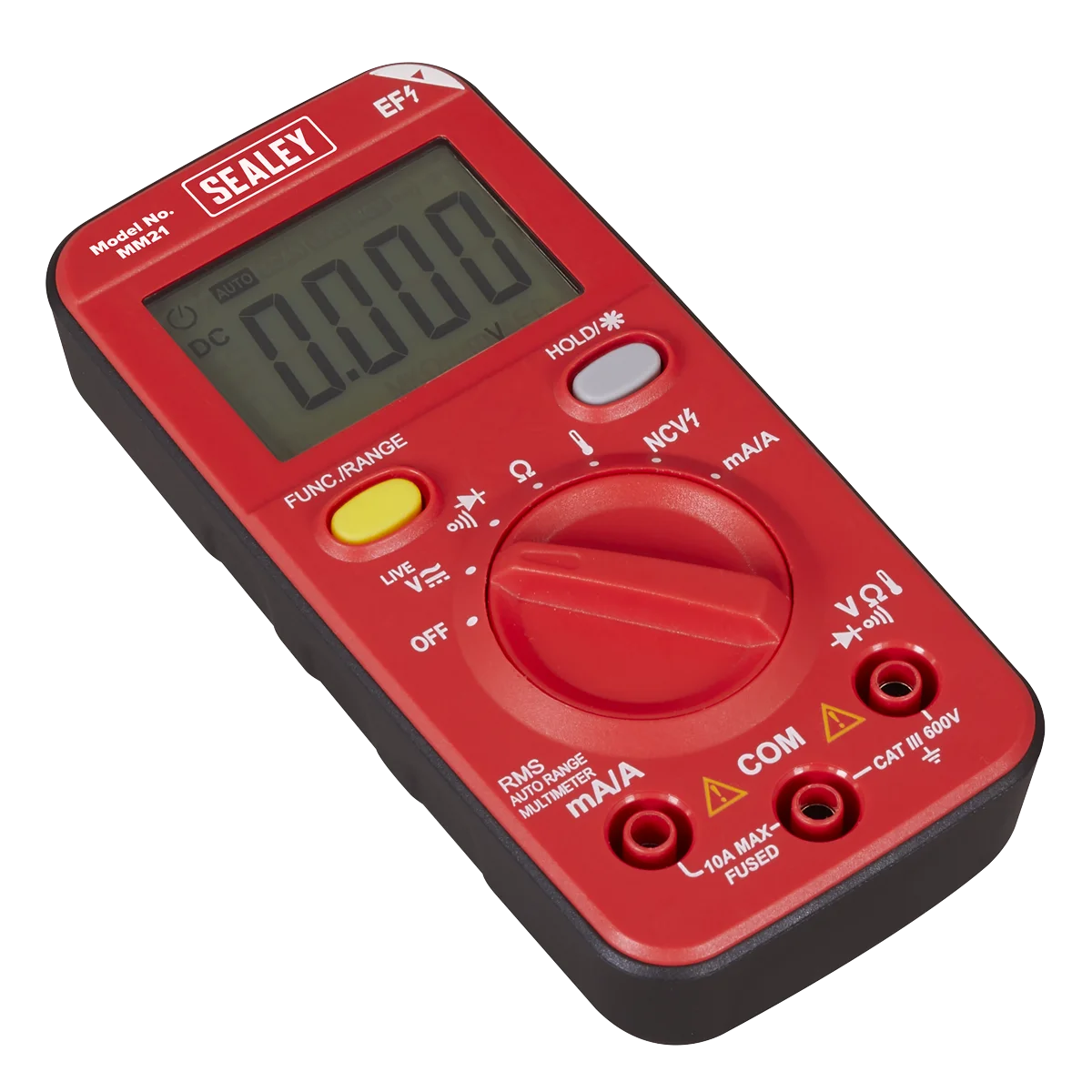 Sealey 10-Function Digital Multimeter MM21 - Auto-Ranging