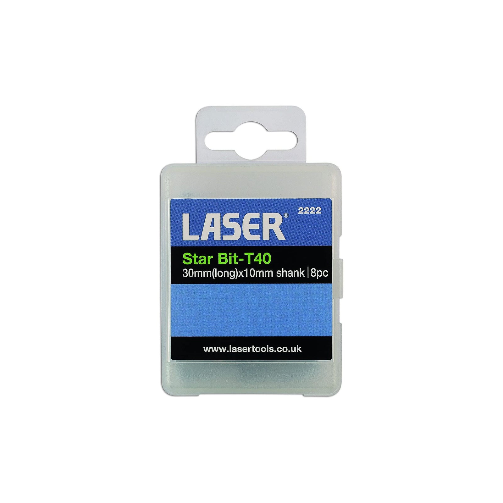 Laser Star Bits T40 8pc 2222