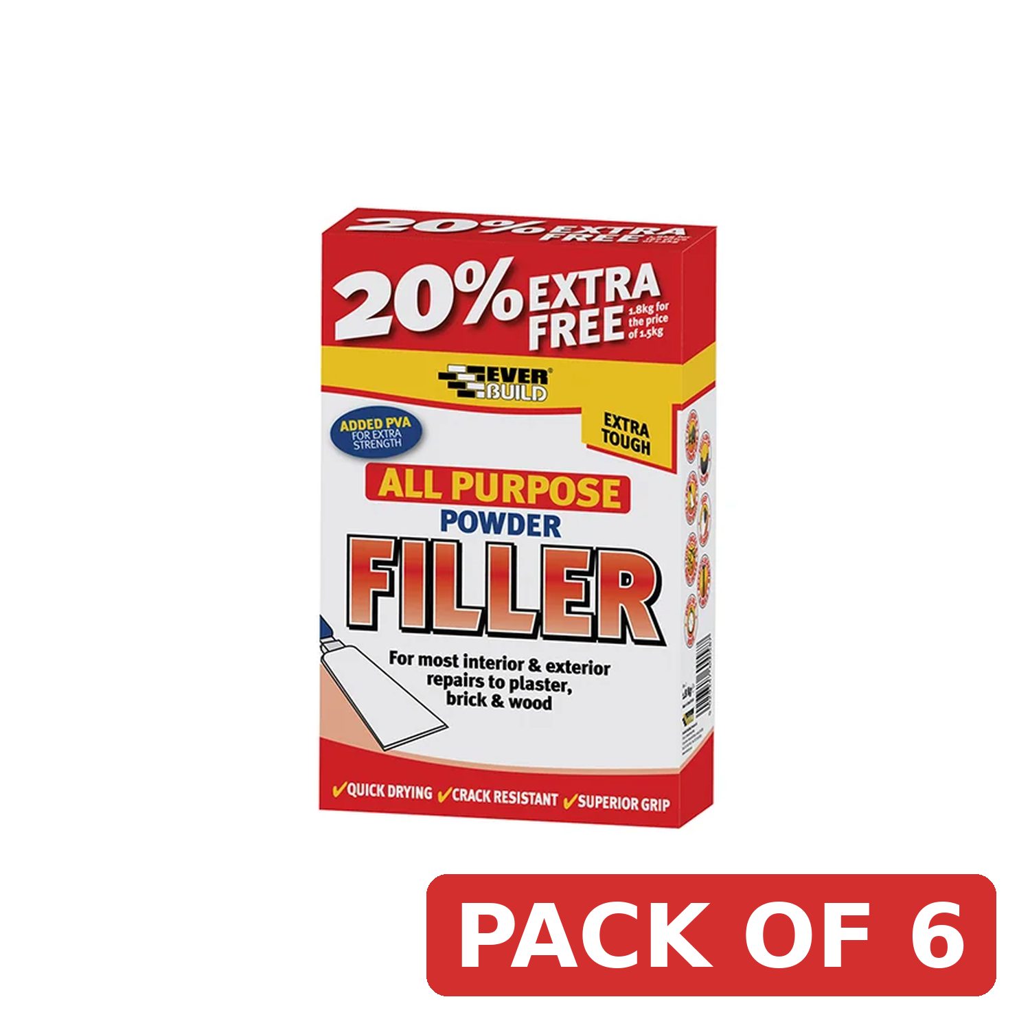 Everbuild Sika Powder Filler 450g + 30% - 480442