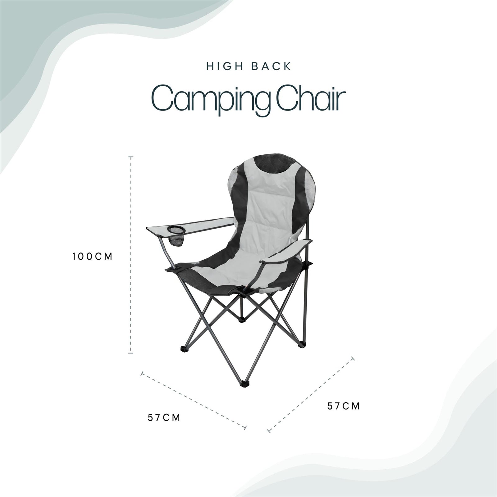 Leisurewize High Back Folding Camping Chair