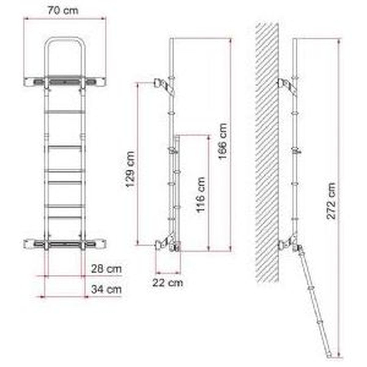 Fiamma Kit Bars Deluxe For Transit >14 08772-02-