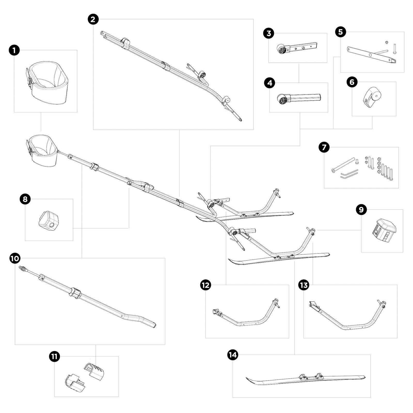 Thule Spares Profile ski - 1500055492