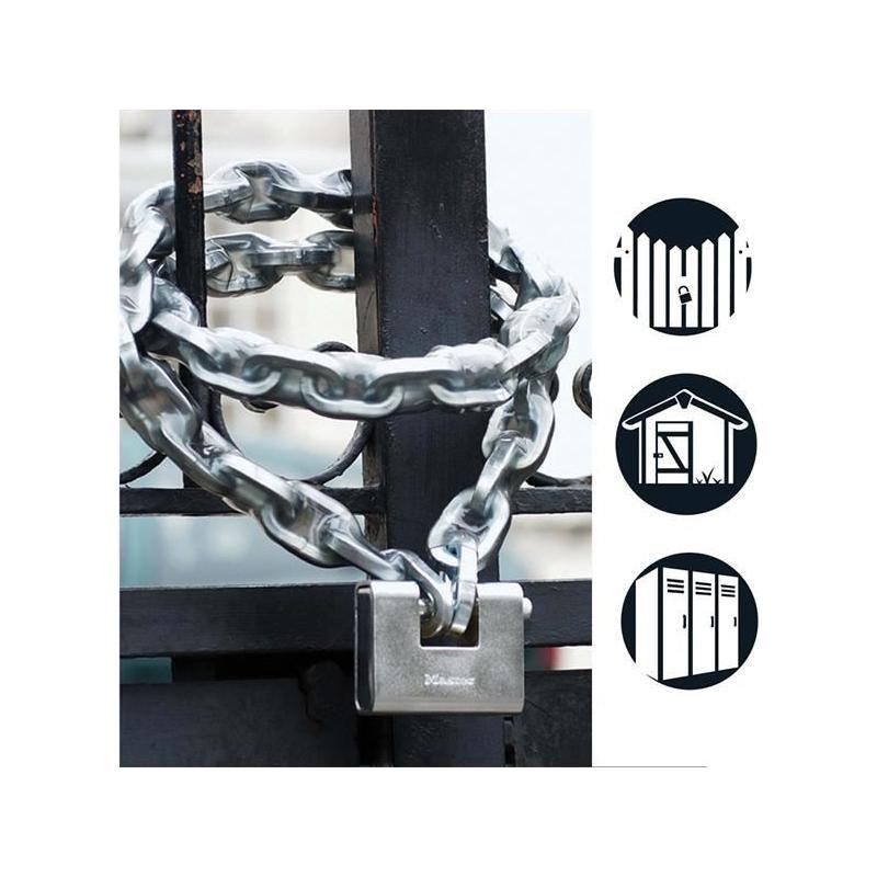 Master Lock Armoured 80mm Zinc Body Shutter Padlock
