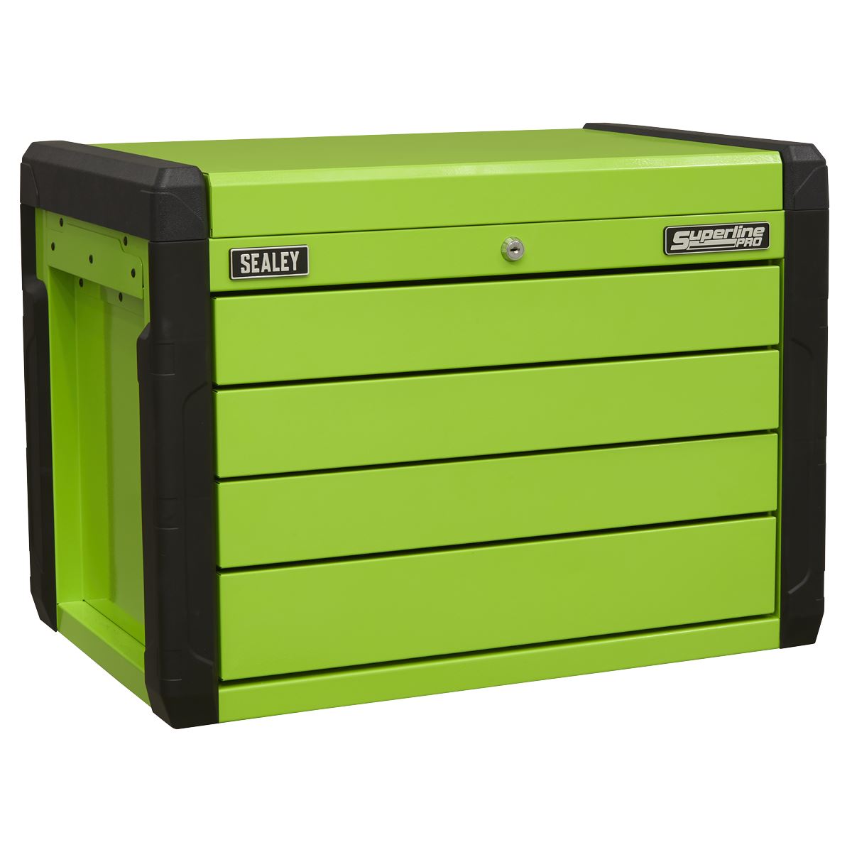 Superline Pro Superline PRO Push-to-Open Topchest 4 Drawer - Green APPD4G