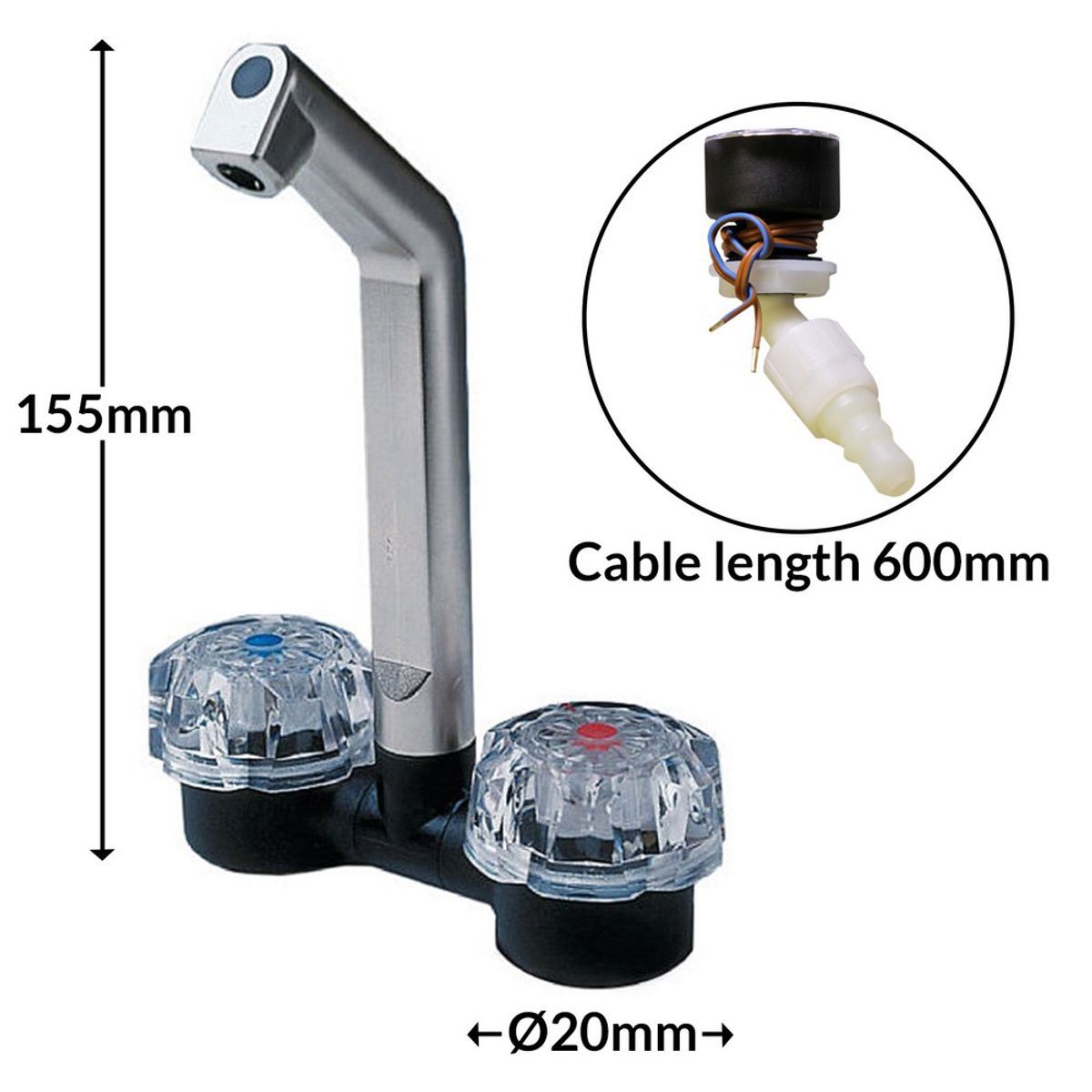 Deluxe Mixer Tap for Caravan/Motorhome