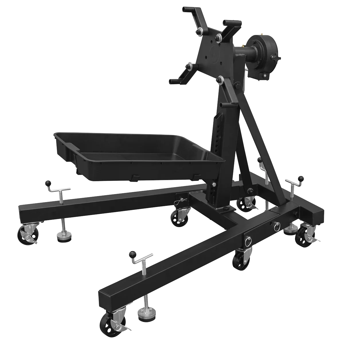 Sealey Viking Folding Engine Stand ES680DS 680kg Capacity with Drain Pan