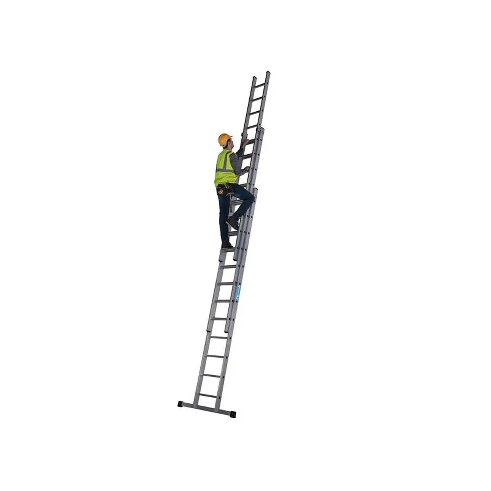 Zarges Everest Square-Rung Extension Ladder 3-Part 3 x 12 - 4031226