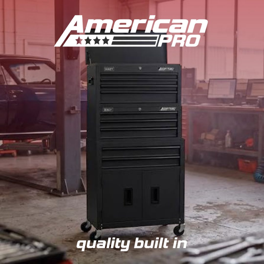 Sealey American PRO Tool Chest & Rollcab Combo 15 Drawer - Black