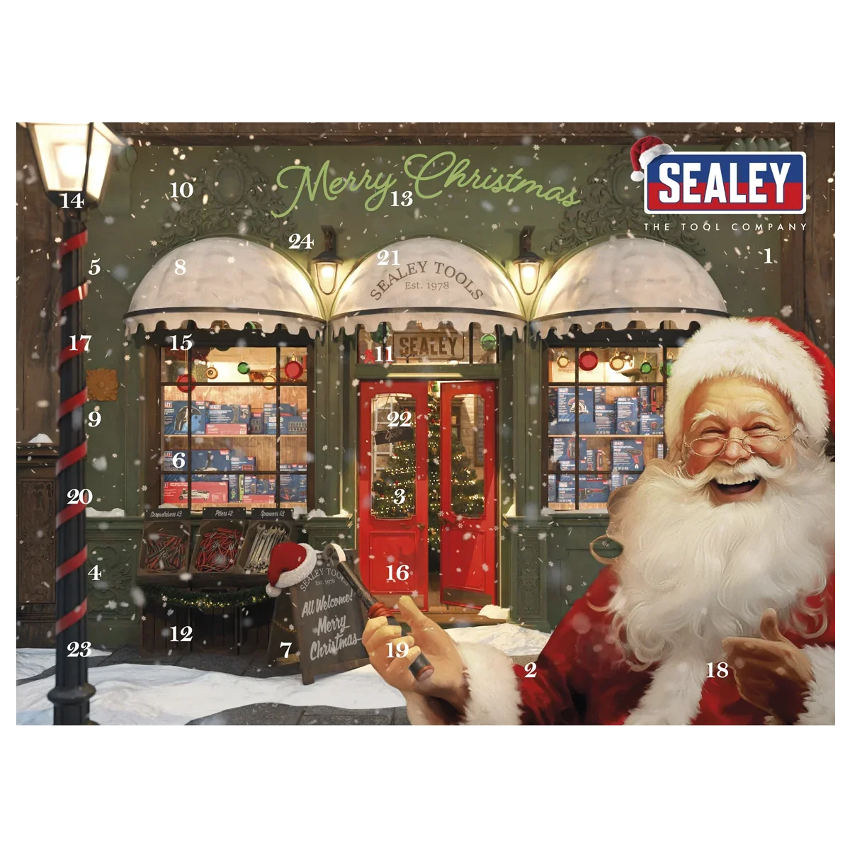 Sealey Advent Calendar Tool Kit 32 Piece AVC005