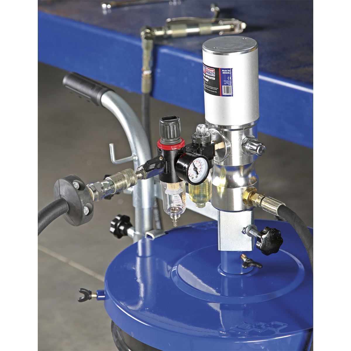 Sealey Air Operated Grease Pump 50kg AK453X