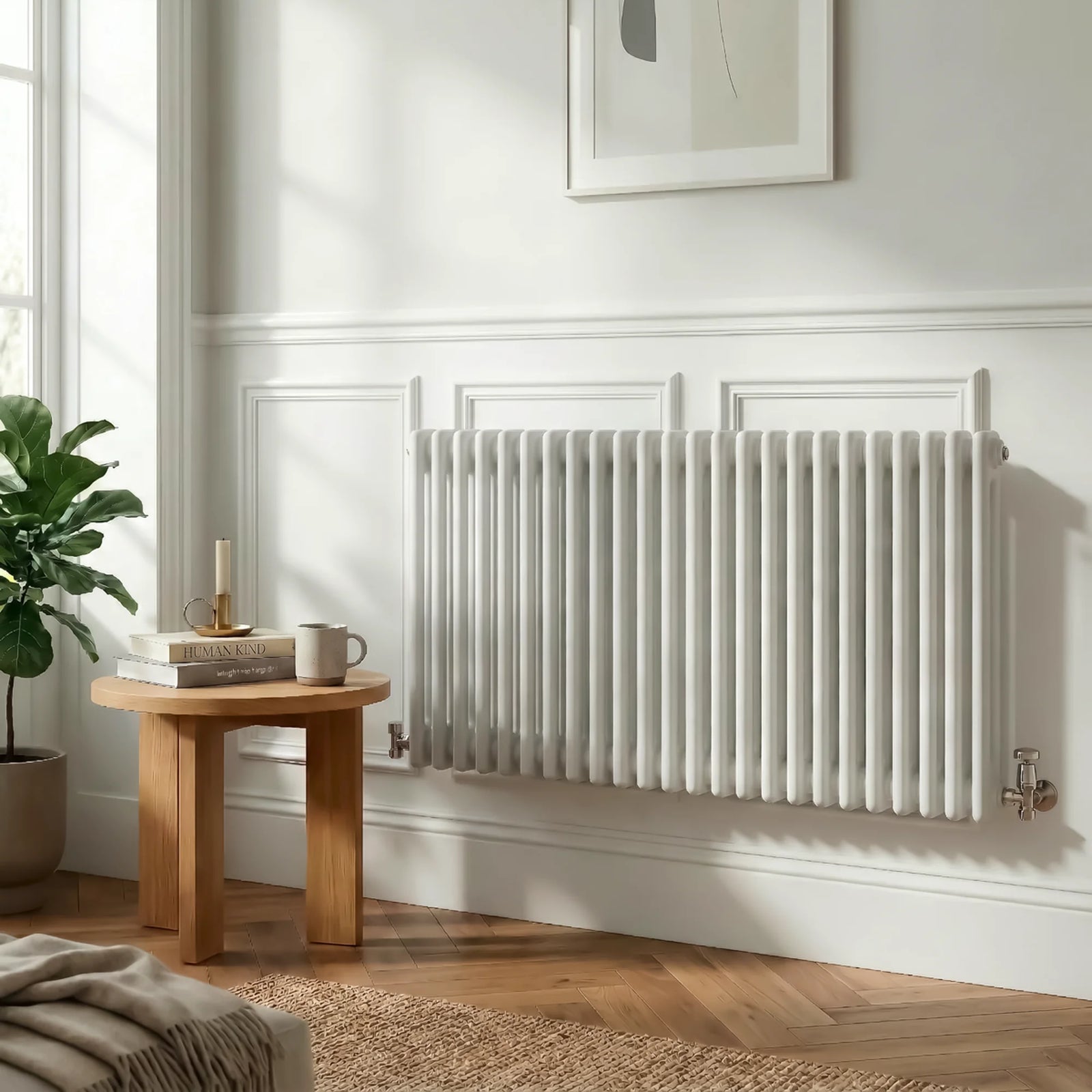 Baridi Horizontal Radiator DH370 600 x 1147mm White