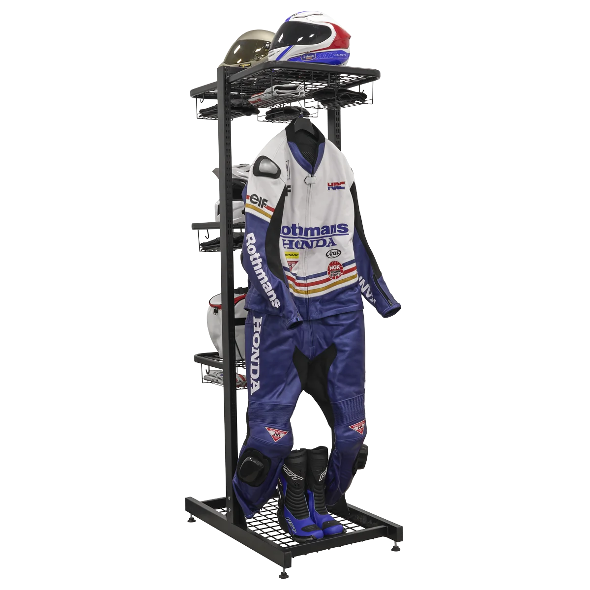 Sealey Freestanding Helmet & Gear Storage MS081FS2 1925mm